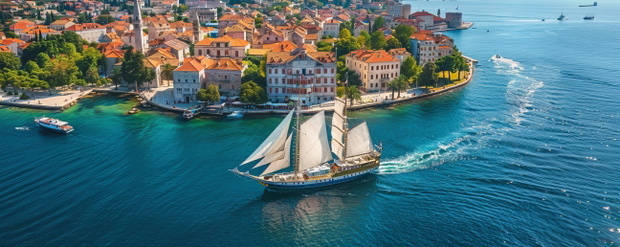 Zadar z lotu ptaka