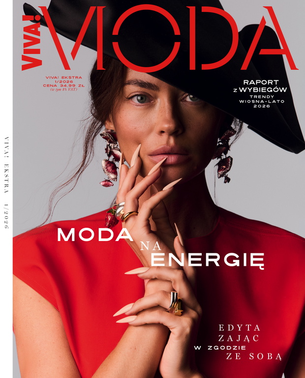 Edyta Zając, VIVA! Moda 1/2026. Okładka