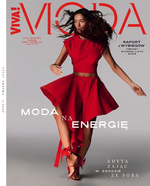 Edyta Zając, VIVA! Moda 1/2026. Okładka