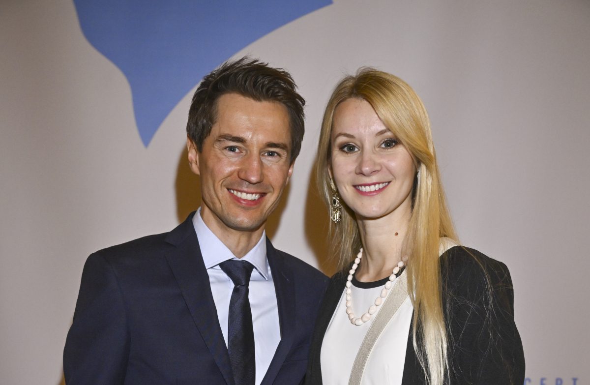 Kamil Stoch z żoną