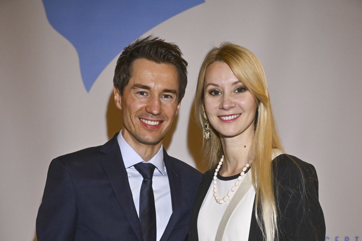 Kamil Stoch z żoną
