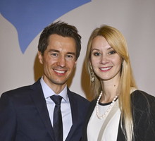 Kamil Stoch z żoną