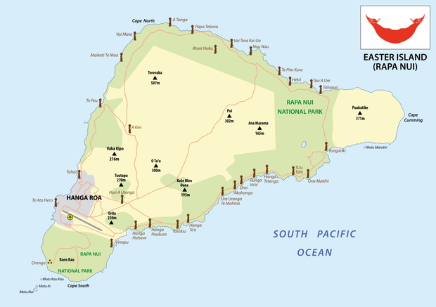 Mapa Rapa Nui