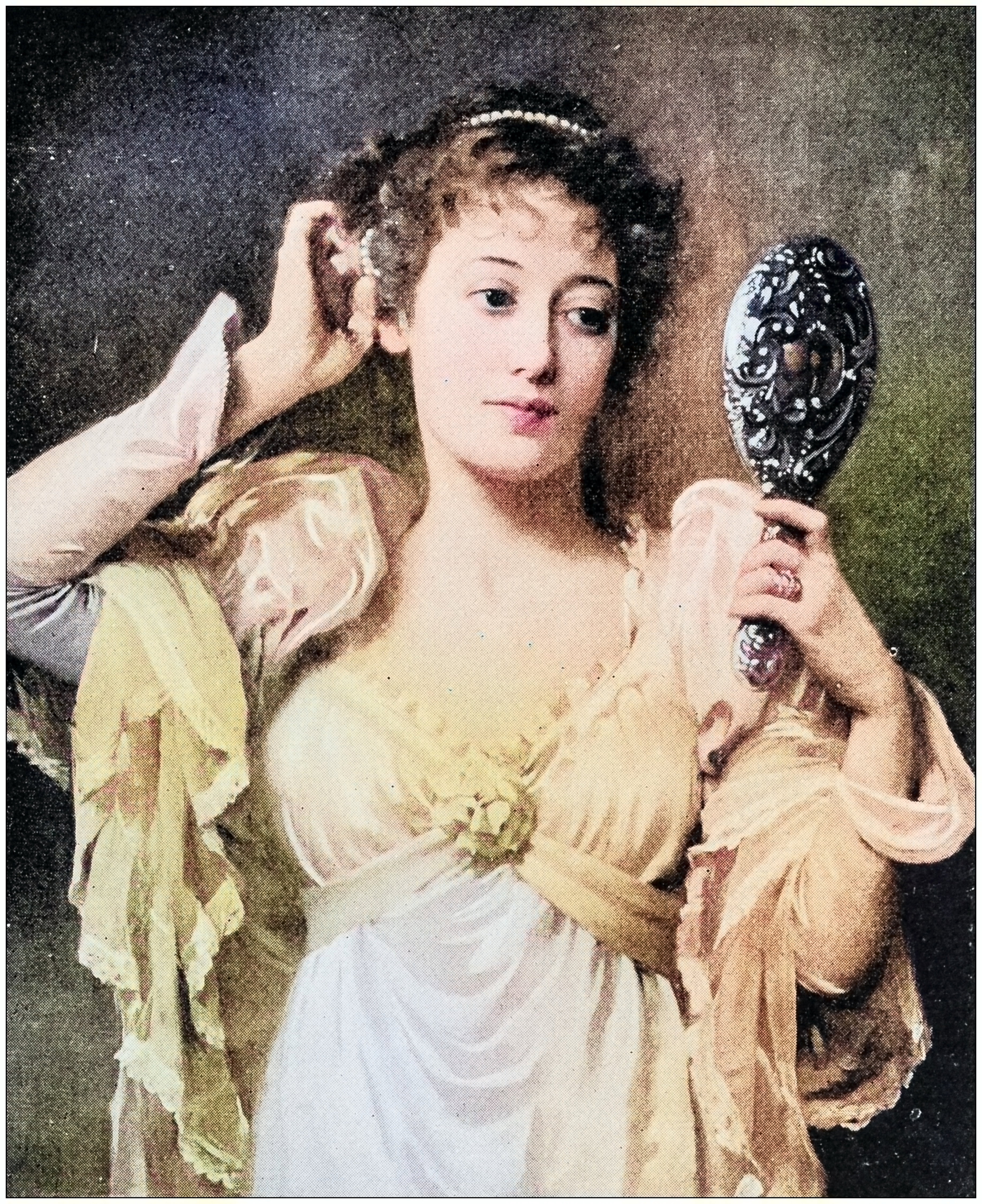 Antique photo of paintings