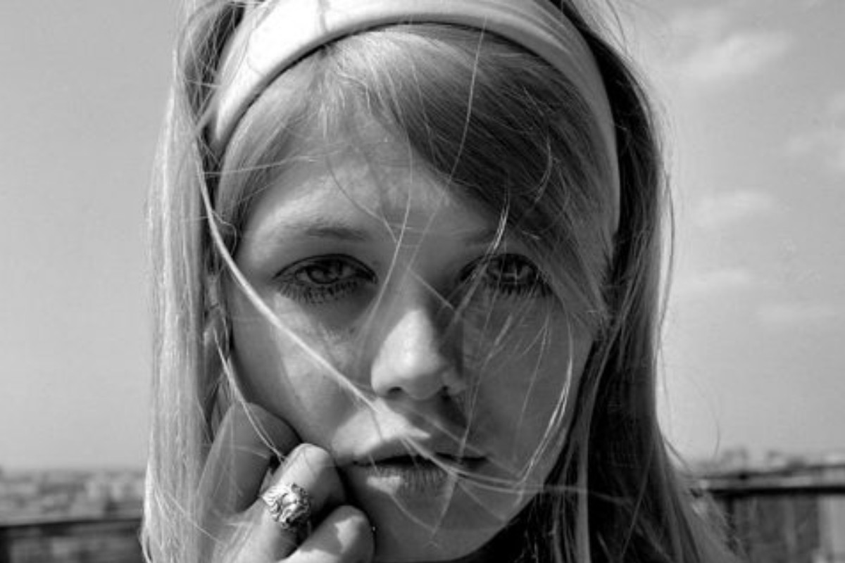 jamniki (2) - Elżbieta Góralczyk, aktorka znana z serialu telewizyjnego „Wojna domowa”, Warszawa 1968 rok