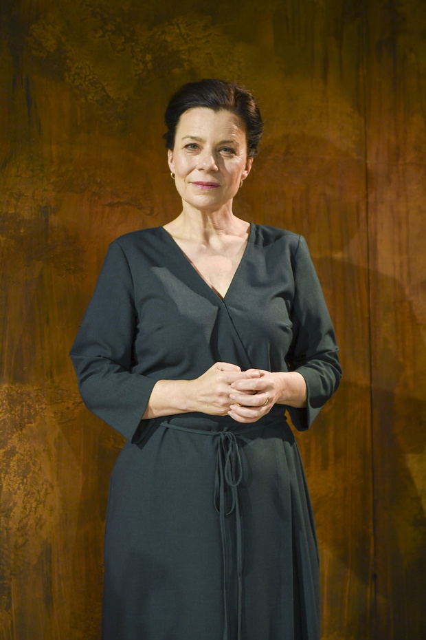 Agata Kulesza, "Mój syn chodzi, tylko trochę wolniej" - próba spektaklu