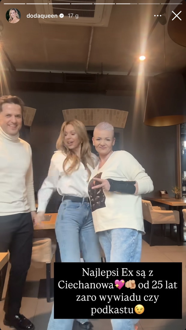 Doda z byłymi partnerami