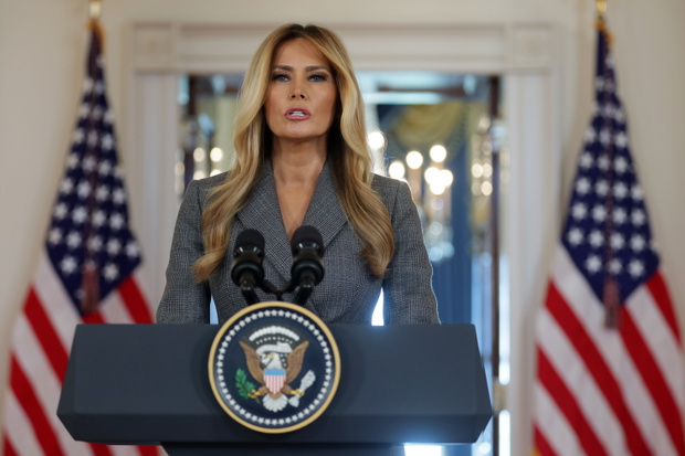 Melania Trump, 9 kwietnia 2026