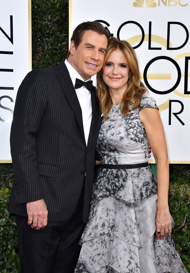 Kelly Preston, John Travolta, 2017