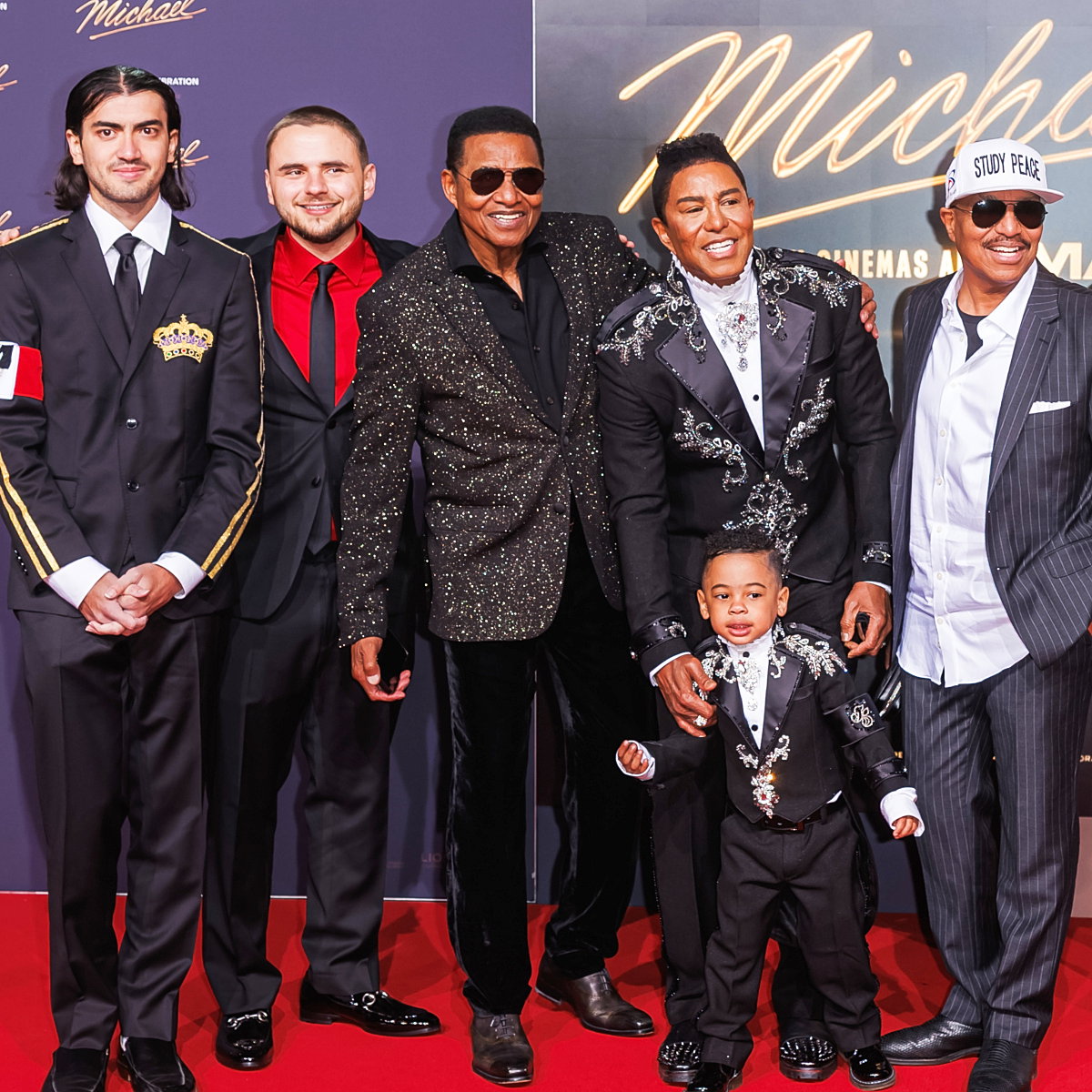 Bigi Jackson, Prince Jackson, Jackie Jackson, Jermaine Jackson, Marlon Jackson, Jermajesty Jackson  Randy Jackson Jr. attend
