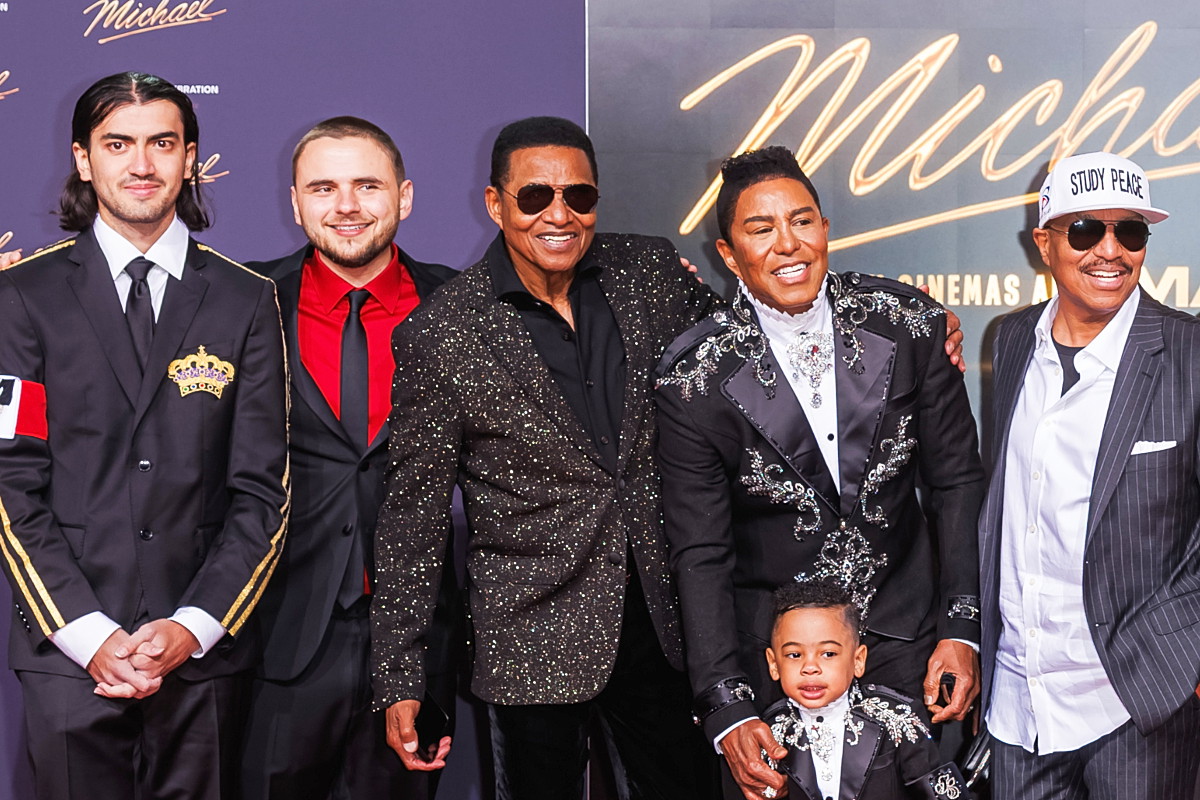 Bigi Jackson, Prince Jackson, Jackie Jackson, Jermaine Jackson, Marlon Jackson, Jermajesty Jackson Randy Jackson Jr. attend