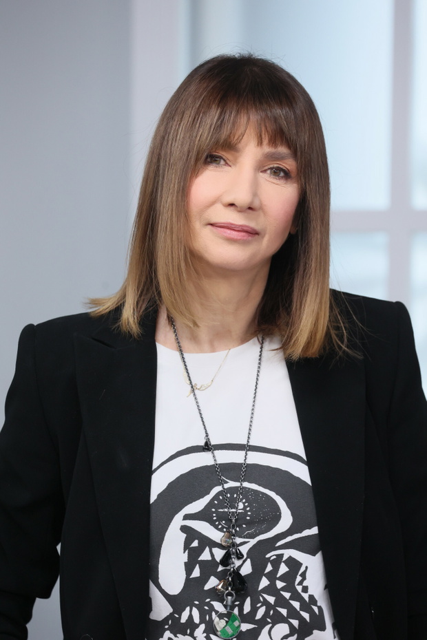 Grażyna Wolszczak, 10.12.2023. Na planie programu Dzien Dobry TVN