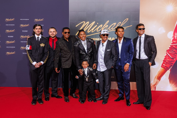 Bigi Jackson, Prince Jackson, Jackie Jackson, Jermaine Jackson, Marlon Jackson, Jermajesty Jackson  Randy Jackson Jr. attend