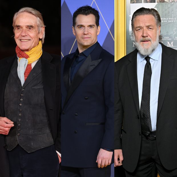 Jeremy Irons, Henry Cavill i Russel Crowe