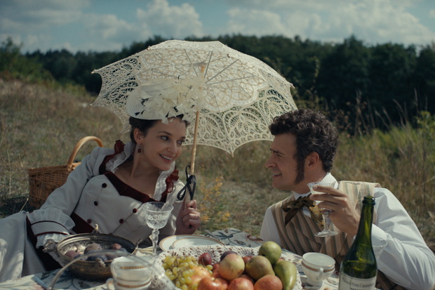 Maria Dębska i Mateusz Damięcki