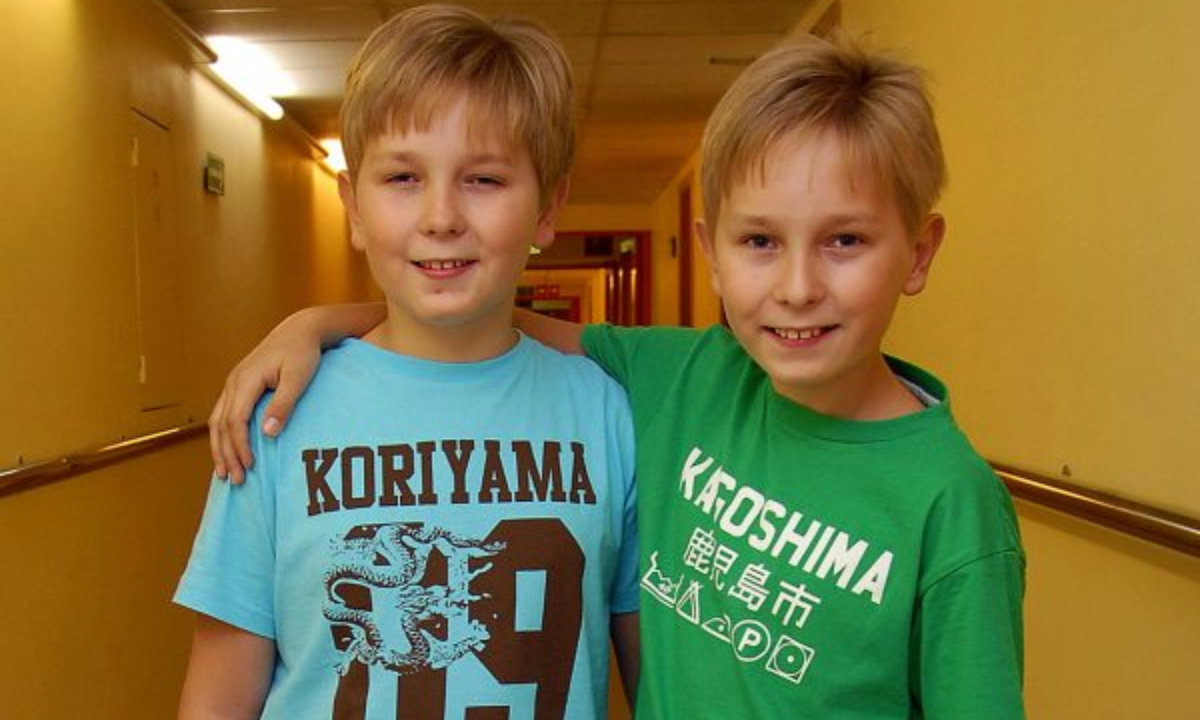 jamniki (2) - Paweł Król, Maciej Król, bliźniaki, program „Duże Dzieci”, Warszawa, 19.10.2006 rok