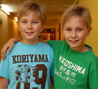 jamniki (2) - Paweł Król, Maciej Król, bliźniaki, program „Duże Dzieci”, Warszawa, 19.10.2006 rok
