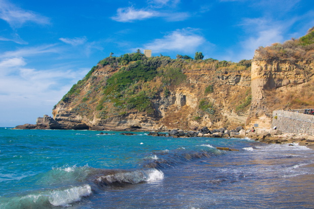 Plaża na wyspie Procida
