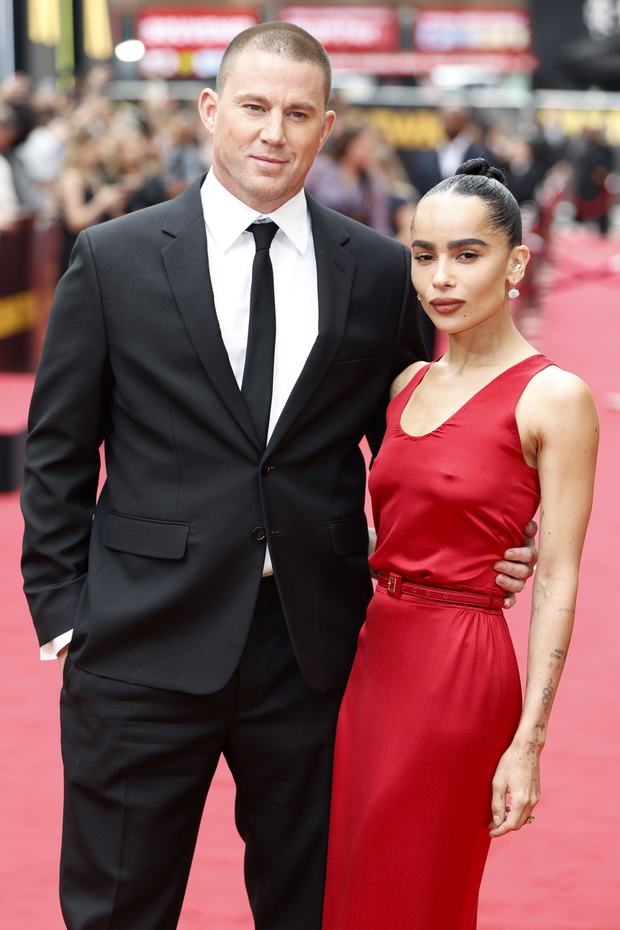 Channing Tatum i Zoë Kravitz. sierpień 2024 r