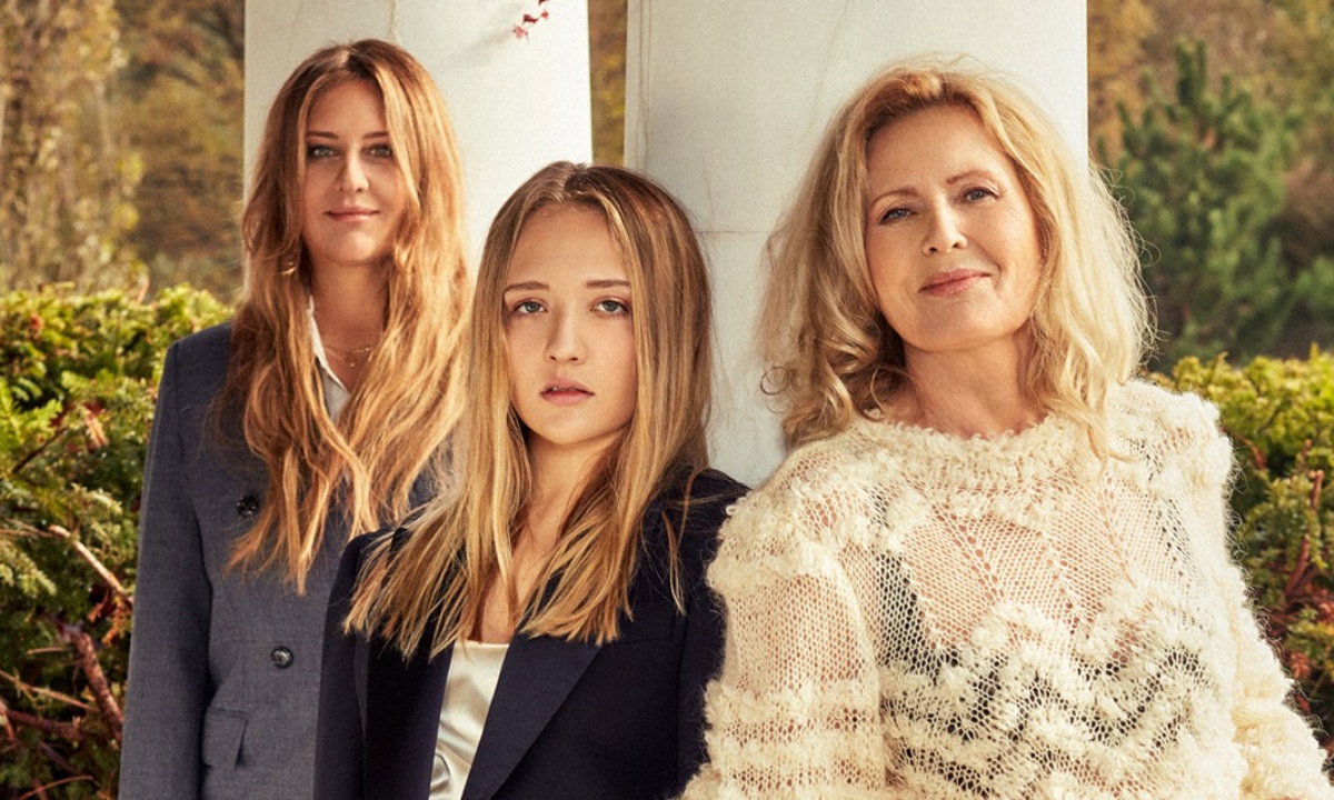 Grażyna Szapołowska, córka Katarzyna Jungowska, wnuczka Karolina Matej, Grażyna Szapołowska, VIVA! 21/2023