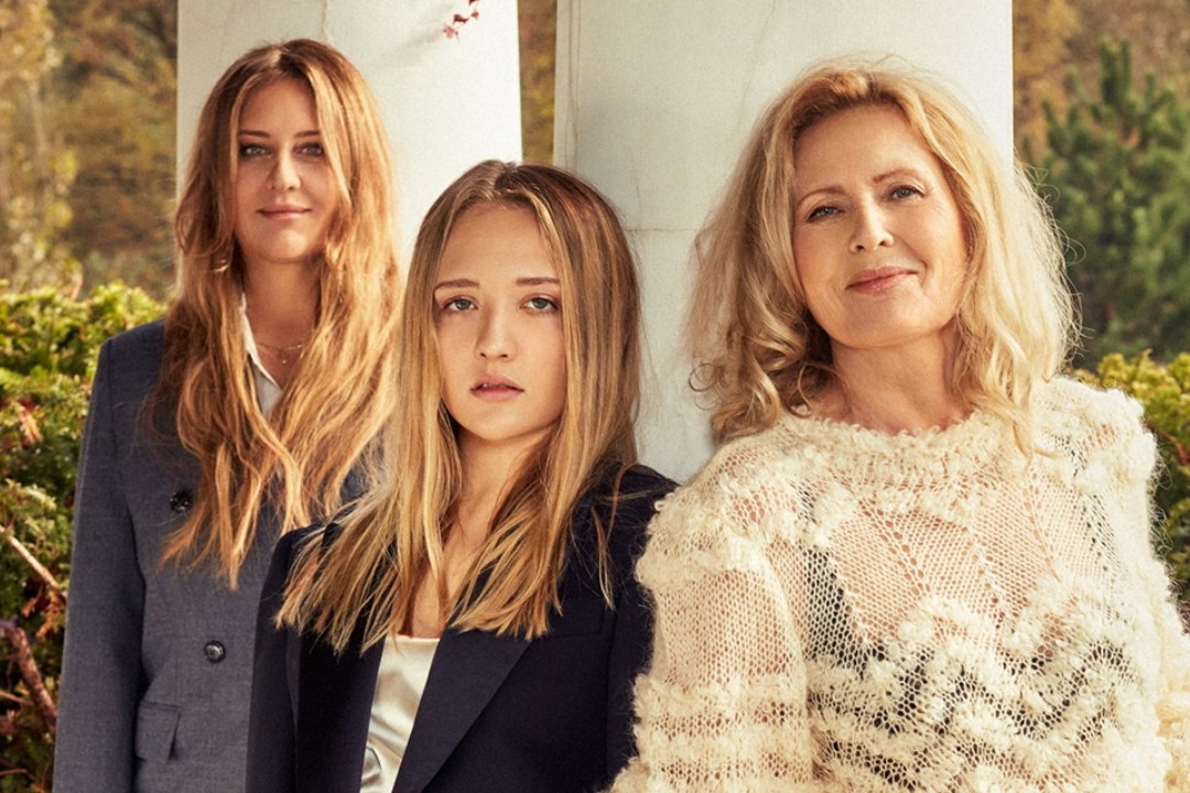 Grażyna Szapołowska, córka Katarzyna Jungowska, wnuczka Karolina Matej, Grażyna Szapołowska, VIVA! 21/2023