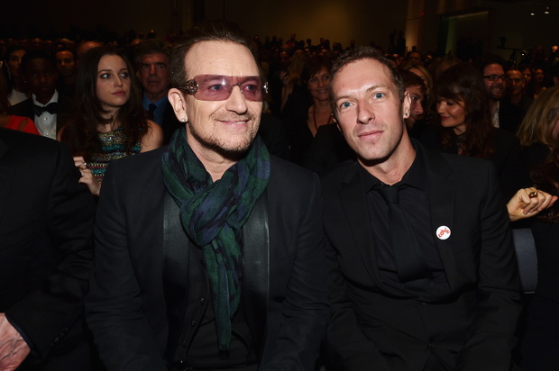 Bono, Chris Martin 2013