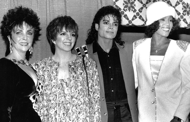 Liz Taylor, Liza Minelli, Michael Jackson, Whitney Houston