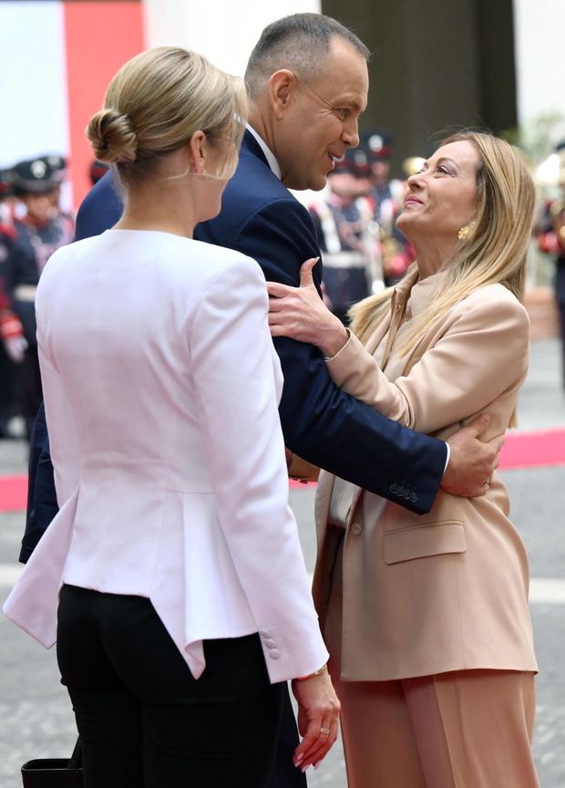 Poland's President Karol Nawrocki visits Italy