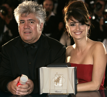 Pedro Almodovar i Penelope Cruz na 59. edycji Festiwalu Filmowego w Cannes - 28.05.2006, Cannes, Francja