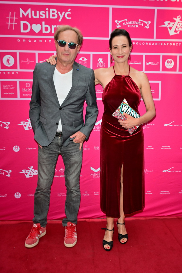 Aleksandra Popławska, Marek Kalita 13.08.2025 Warszawa Teatr Kamienica Wieczor Dobrych Mocy Fundacji #MusiBycDobrze