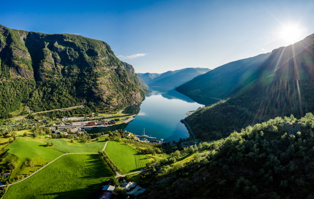 Aurlandsfjord, Norwegia
