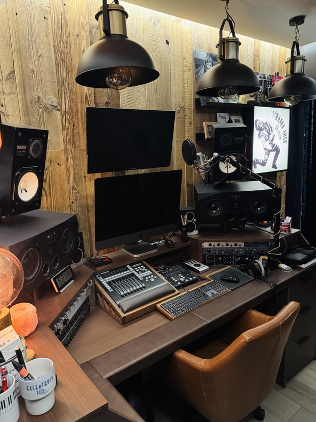 Basia Kurdej-Szatan, Rafał Szatan - studio nagraniowe w ich domu