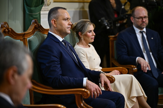 Berno, Szwajcaria, 27.05.2026. Prezydent Rzeczypospolitej Polskiej Karol Nawrocki i pierwsza dama Marta Nawrocka