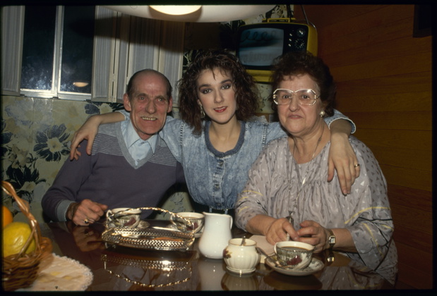 Céline Dion z rodzicami: Adhemar i Thérèse