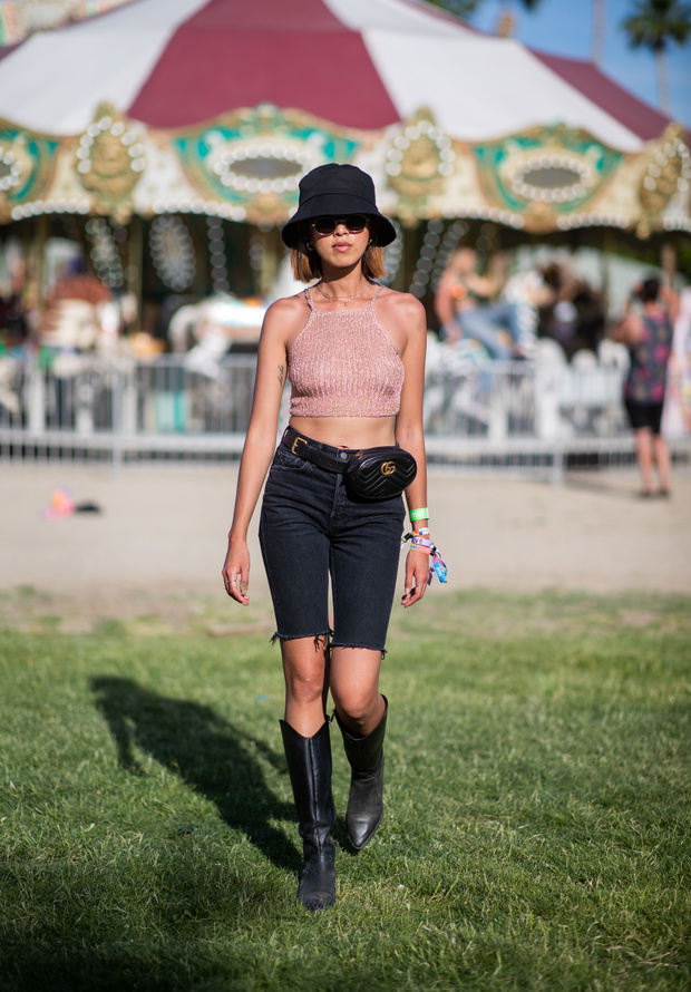 Street Style and Celebrity Sightings During Coachella Festival