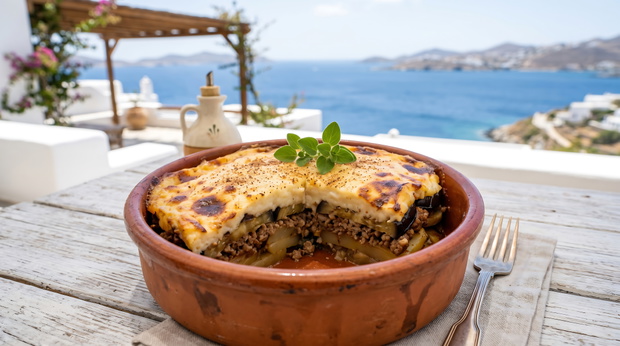 Tradycyjna grecka Moussaka