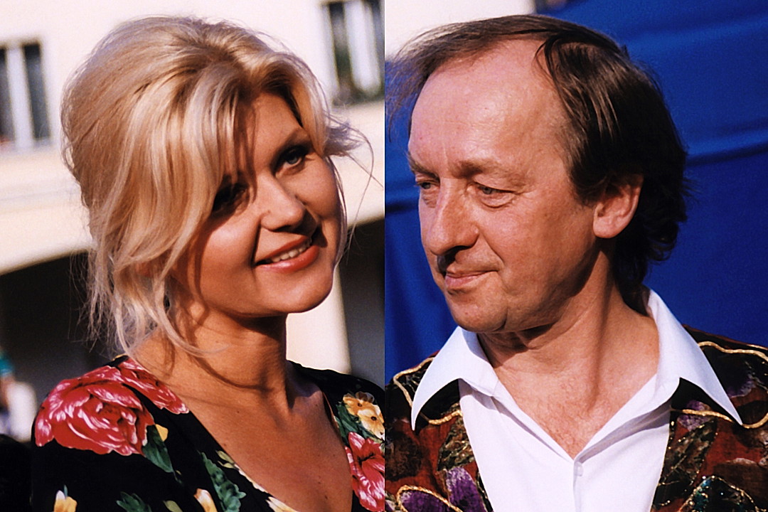 Andrzej Rosiewicz z żoną, Polska 1998