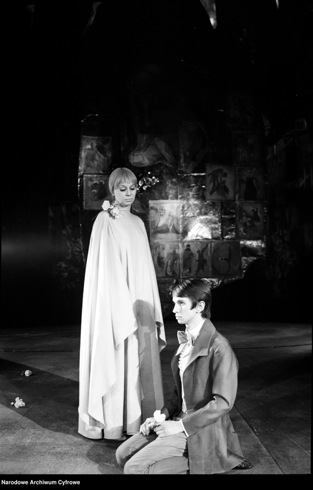 Zofia Kucówna (Żona) i Andrzej Nardelli (Orcio)., 1969