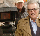 Martin Scorsese na planie filmu - 19.10.2004, Nowy Jork, USA