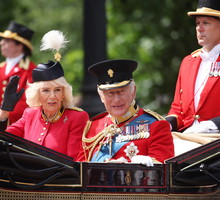 Król Karol III i Królowa Camilla. 13.06.2026 rok. Trooping The Colour 2026
