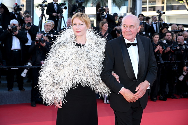 Sandra Hüller i Hanns Zischler, 14.05.2026. Cannes.