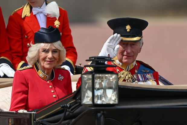 Król Karol III i Królowa Camilla. 13.06.2026 rok. Trooping The Colour 2026