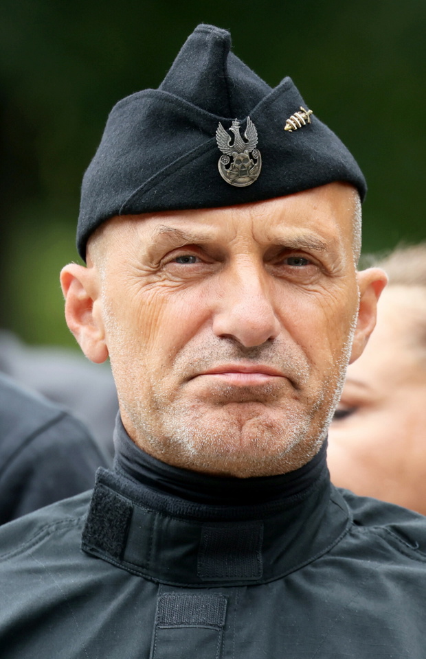 Wojciech Olszański, demonstracja Konfederacji Korony Polskiej przed Sejmem, Warszawa, 25.07.2024 r.