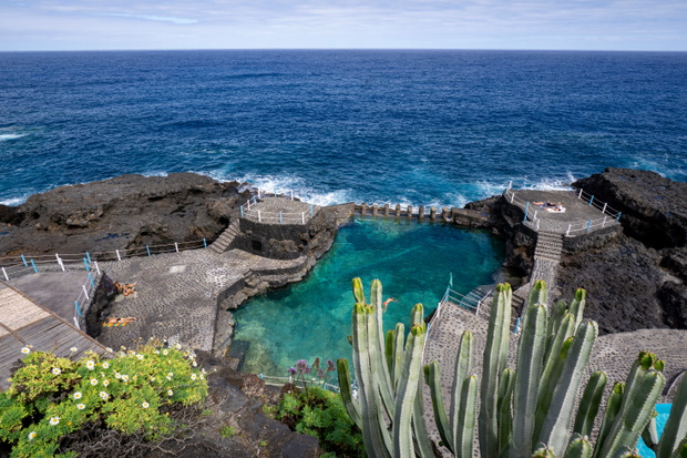 Naturalne baseny Charco Azul na La Palmie