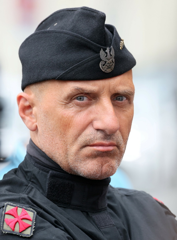 Wojciech Olszański, demonstracja Konfederacji Korony Polskiej przed Sejmem, Warszawa, 25.07.2024 r.