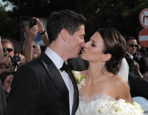Robert Lewandowski, Anna Stachurska