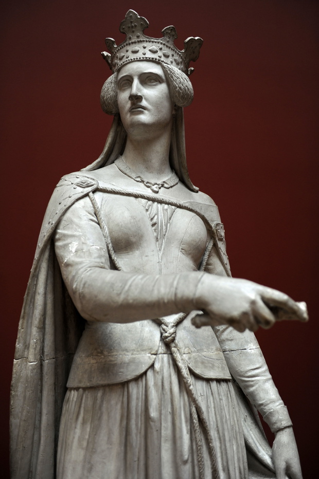 Philippa of England (1394-1430). Queen of Denmark, Norway and Sweden. Sculpture, 1856. By Herman Wilhelm Bissen (1798-1868).