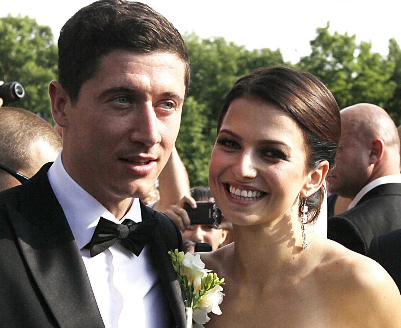Robert Lewandowski, Anna Stachurska, Anna Lewandowska, ślub, Serock, 22.06.2013 rok - jamnik