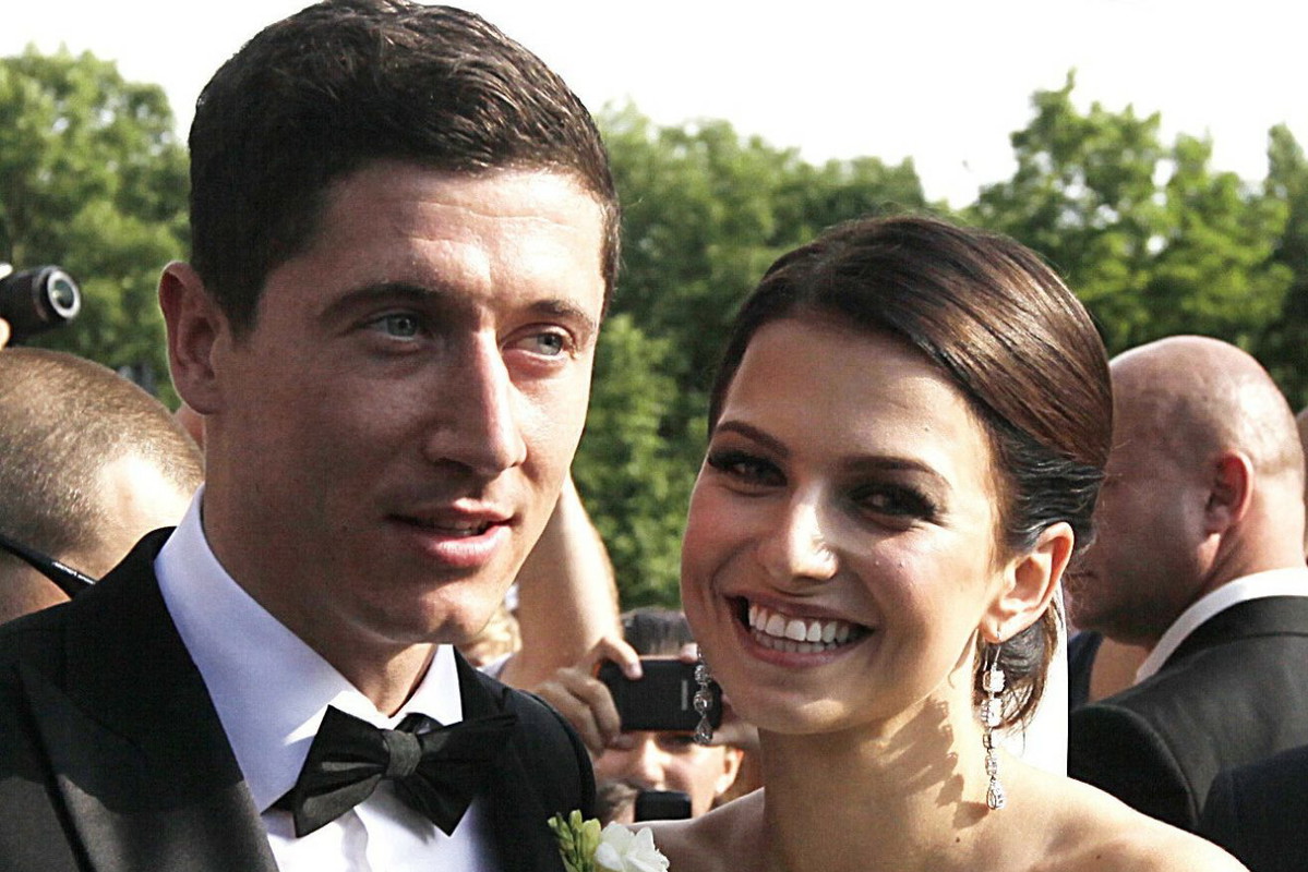 Robert Lewandowski, Anna Stachurska, Anna Lewandowska, ślub, Serock, 22.06.2013 rok - jamnik