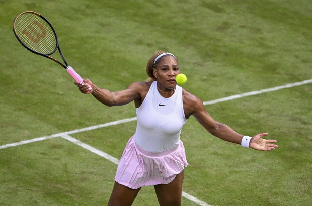Serena Williams competes in doubles match at WTA 500 Berlin Open